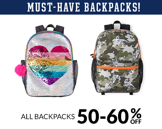 MUST-HAVE
                        BACKPACKS