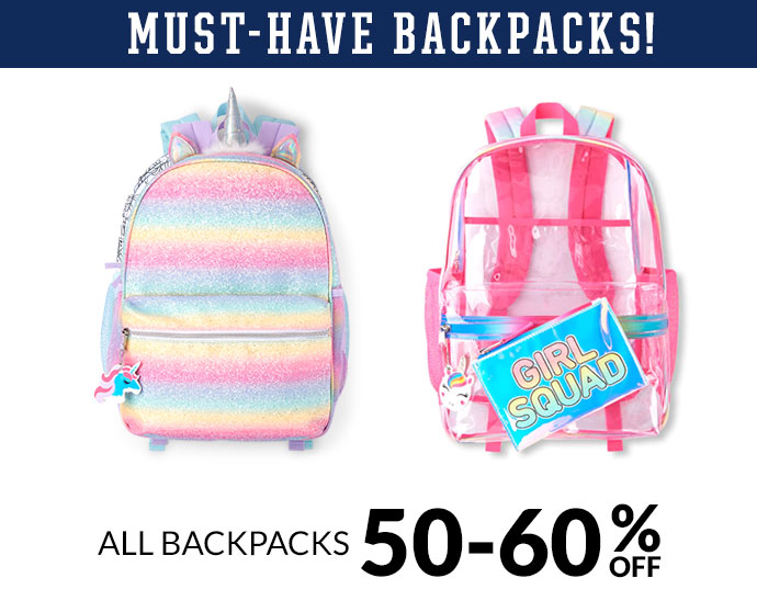 MUST-HAVE
                          BACKPACKS