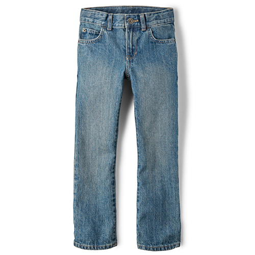 Jean básico corte bota para niños, River Wash
