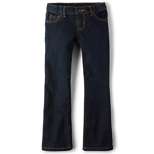 Jean básico corte bota para niñas, Odyssey Wash