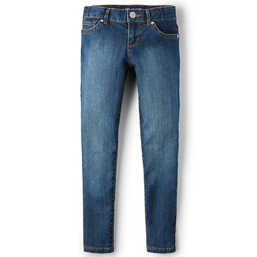 Jean básico superajustado para niñas - Victory Blue Wash