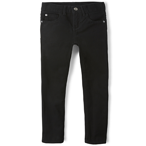 Jean básico ajustado para niños, Black Wash
