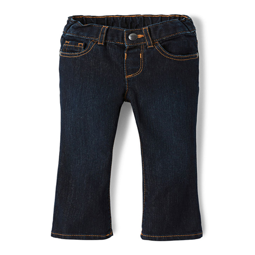 Baby And Toddler Girls Basic Bootcut Jeans - Odyssey Wash