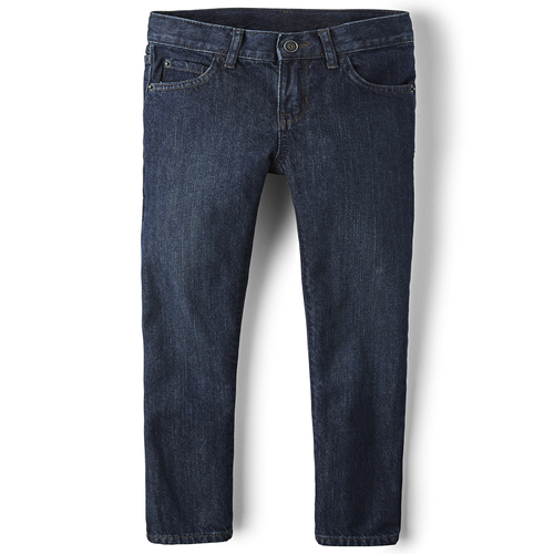Jean básico ajustado para niños, Deep Blue Wash