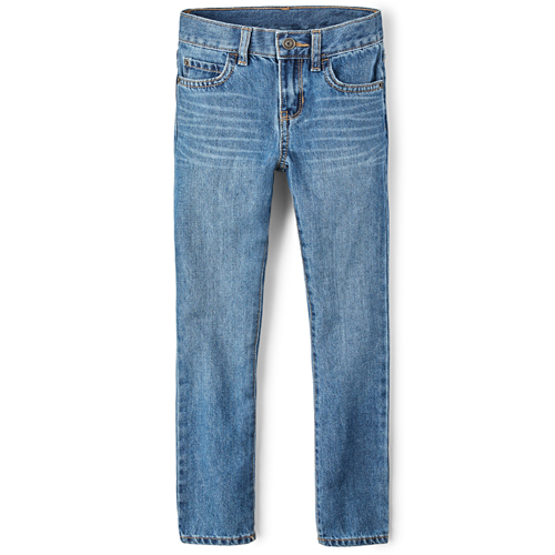 Jean básico ajustado para niños, Carbon Wash