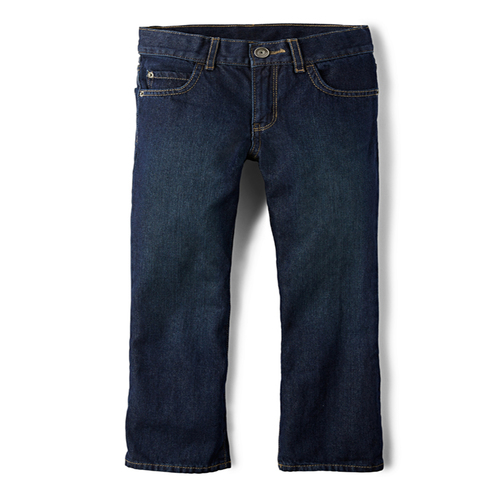 Jean básico corte bota para niños, Authentic Wash
