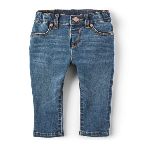 Jeggings de mezclilla para niñas pequeñas, Mila Wash