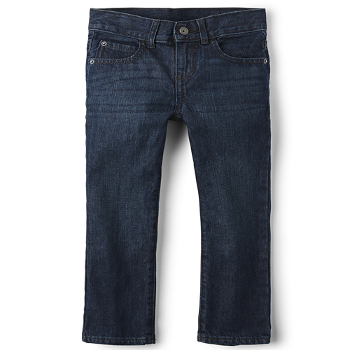 Jean básico recto para niños, Deep Blue Wash