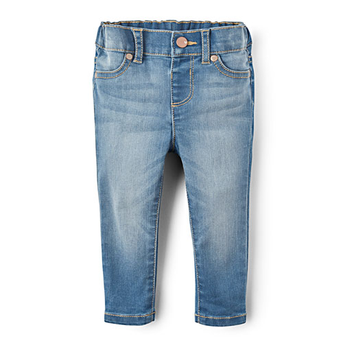 Jeggings de mezclilla para niñas pequeñas