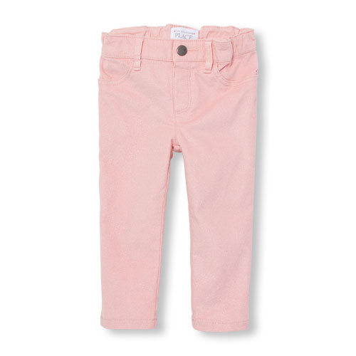 Toddler Girls Glitter Corduroy Jeggings