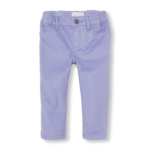 Toddler Girls Glitter Corduroy Jeggings