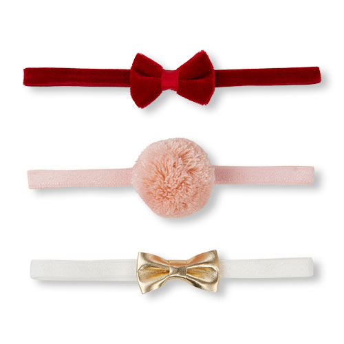 Baby Girls Mix Holiday Headwrap 3-Pack