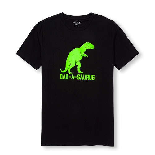 Mens Daddy And Me Short Sleeve 'Dad-A-Saurus' Matching Graphic Tee